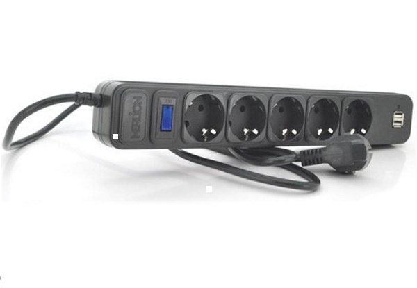 ��������� ������ �������� Merlion 5 �������, 1,8 � + 2 * USB (B518U)